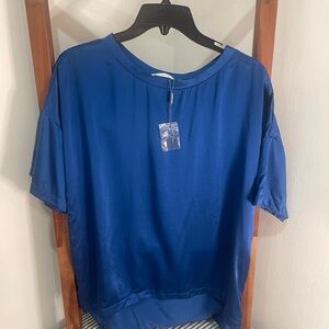 Mommesilk Klein Silk Pajama Blue Set Size S